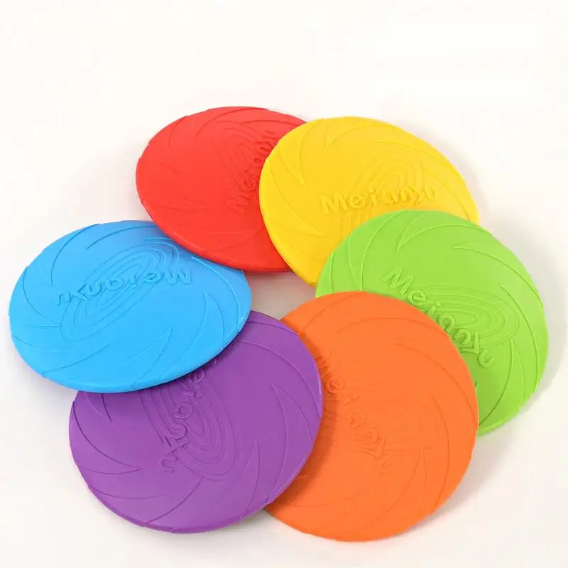 OUZEY Bite-Resistant Flying Disc – Interactive Dog Toy