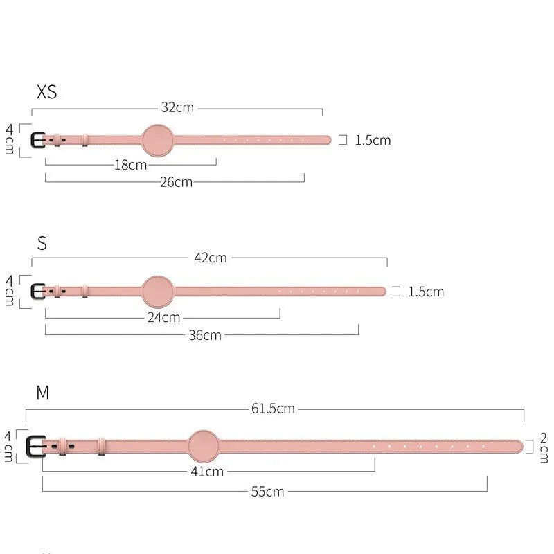 Airtag Silicone Pet Collar – Waterproof Anti-Lost Tracker Holder