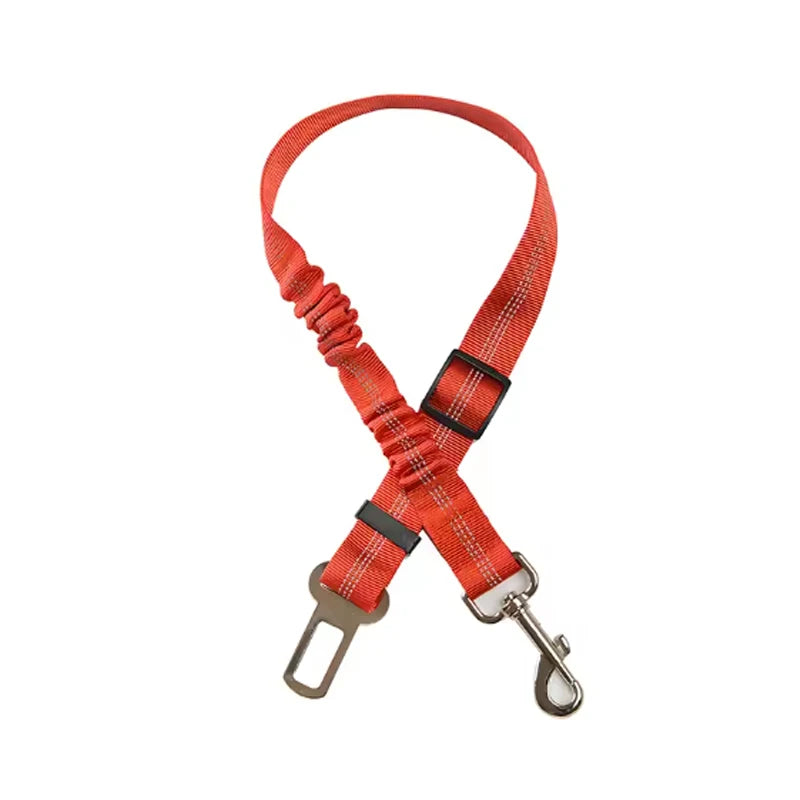 Dog Safety Seat Belt – Elastic Traction Leash for Car