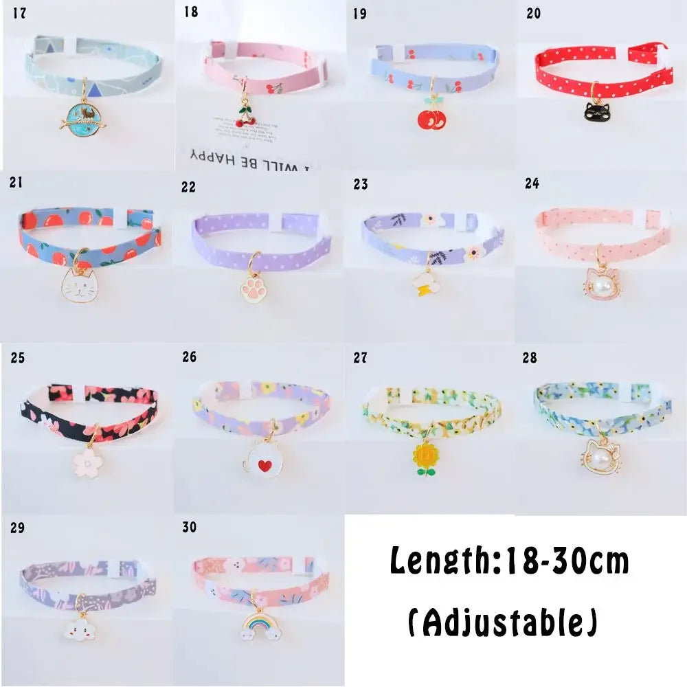 Adjustable Kitten & Puppy Collar – Breakaway Safety Cat Necklace