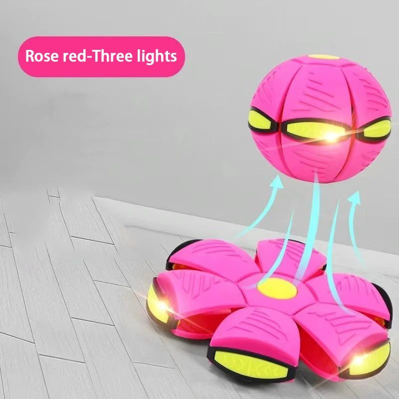 Flying Saucer Bouncing Ball – Durable Elastic Dog & Kids Toy