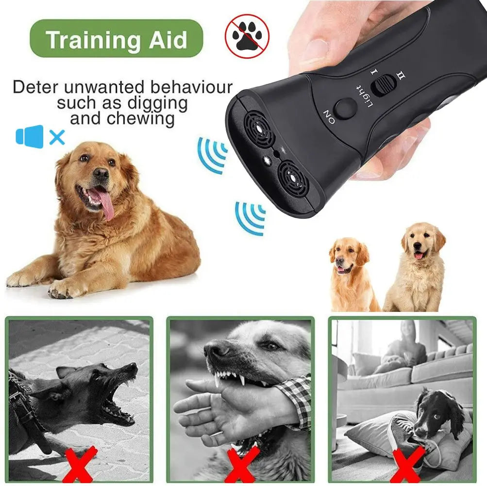 Ultrasonic Dog Bark Stopper – Anti-Bark Training Device