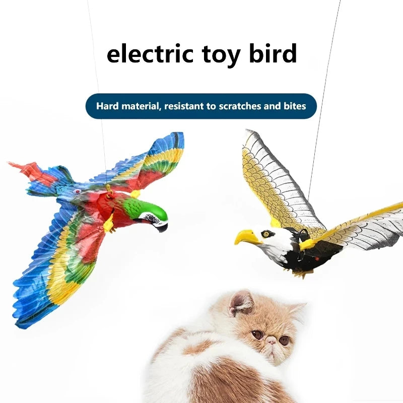 Simulation Flying Bird Cat Toy – Interactive Hanging Teaser