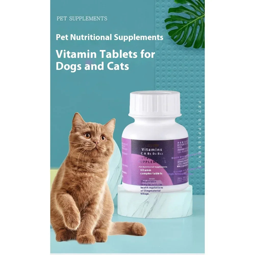 Universal Pet Multivitamins – Calcium Support for Cats & Dogs