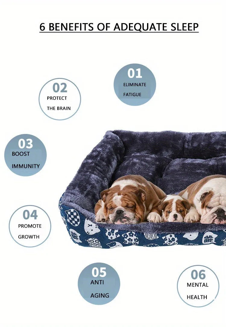 Pet Dog & Cat Bed – Sofa Mat for Small, Medium & Large Pets