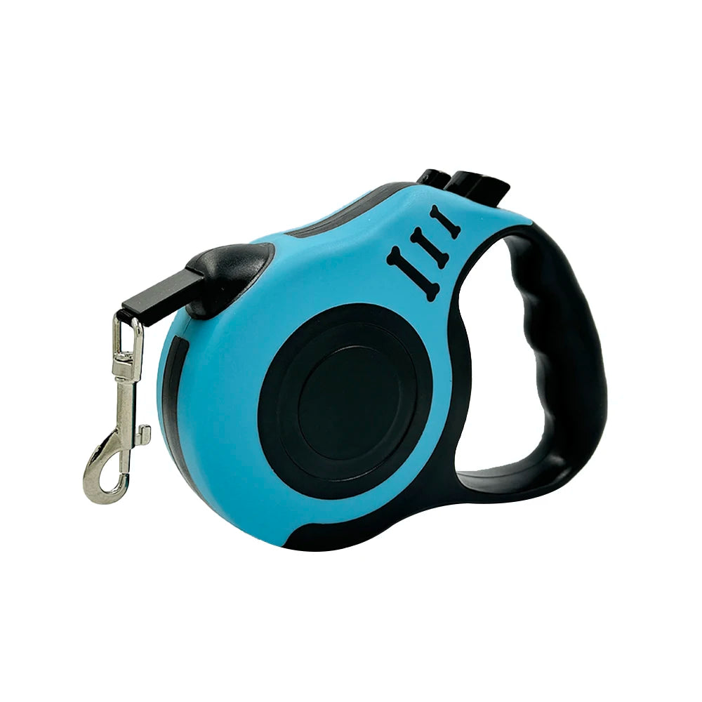 Retractable Dog Leash – 3m/5m Nylon Lead for Small & Medium Pets