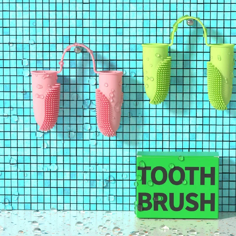 Pet Finger Toothbrush – Soft Silicone Teeth Cleaner for Dogs & Cats