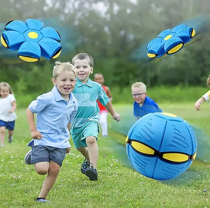 Flying Saucer Bouncing Ball – Durable Elastic Dog & Kids Toy
