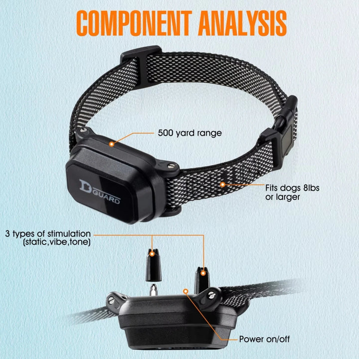 800m Digital Dog Training Collar – Waterproof Remote with LCD