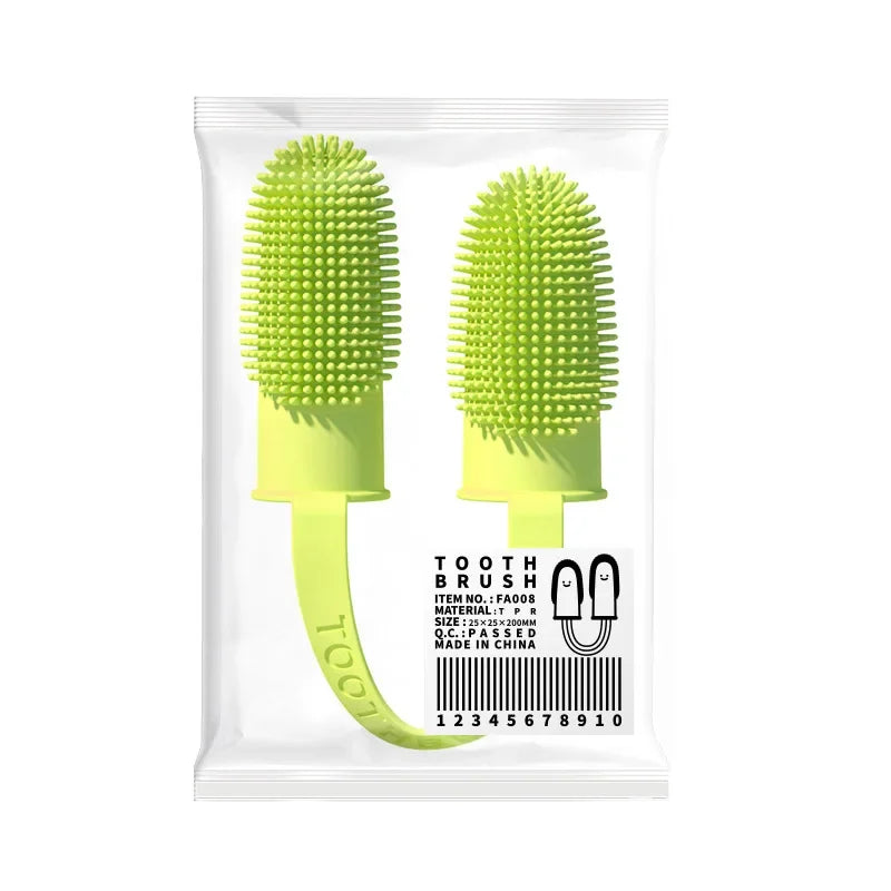 Pet Finger Toothbrush – Soft Silicone Teeth Cleaner for Dogs & Cats