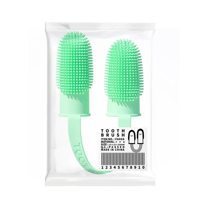 Pet Finger Toothbrush – Soft Silicone Teeth Cleaner for Dogs & Cats