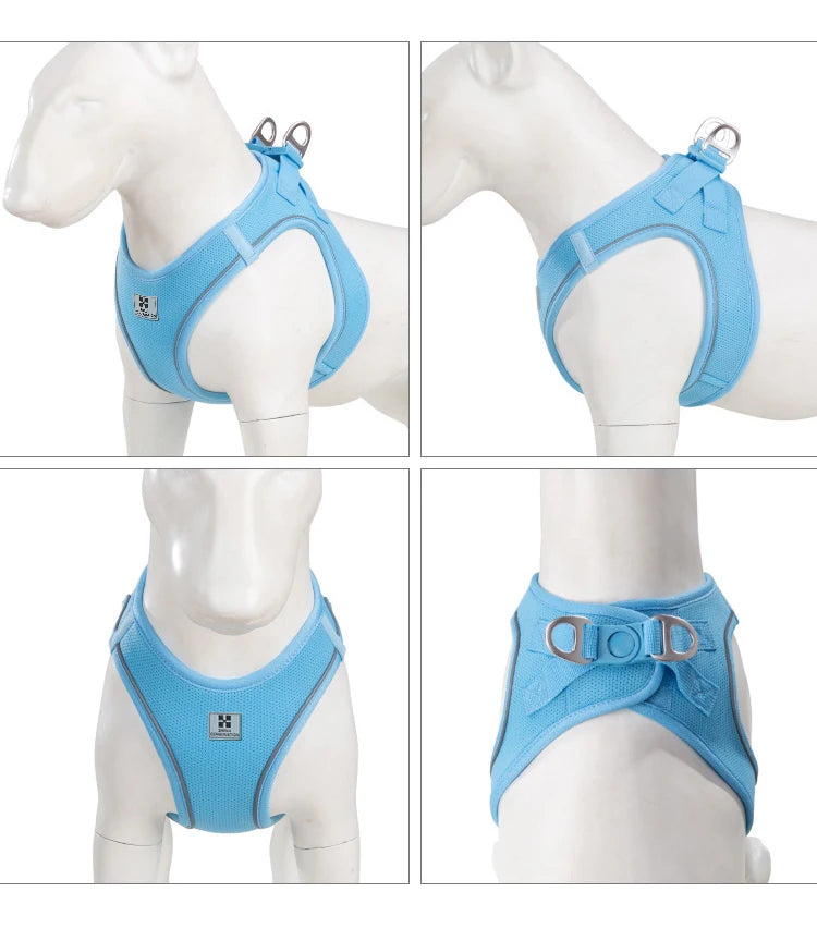 Reflective Dog Harness & Leash Set