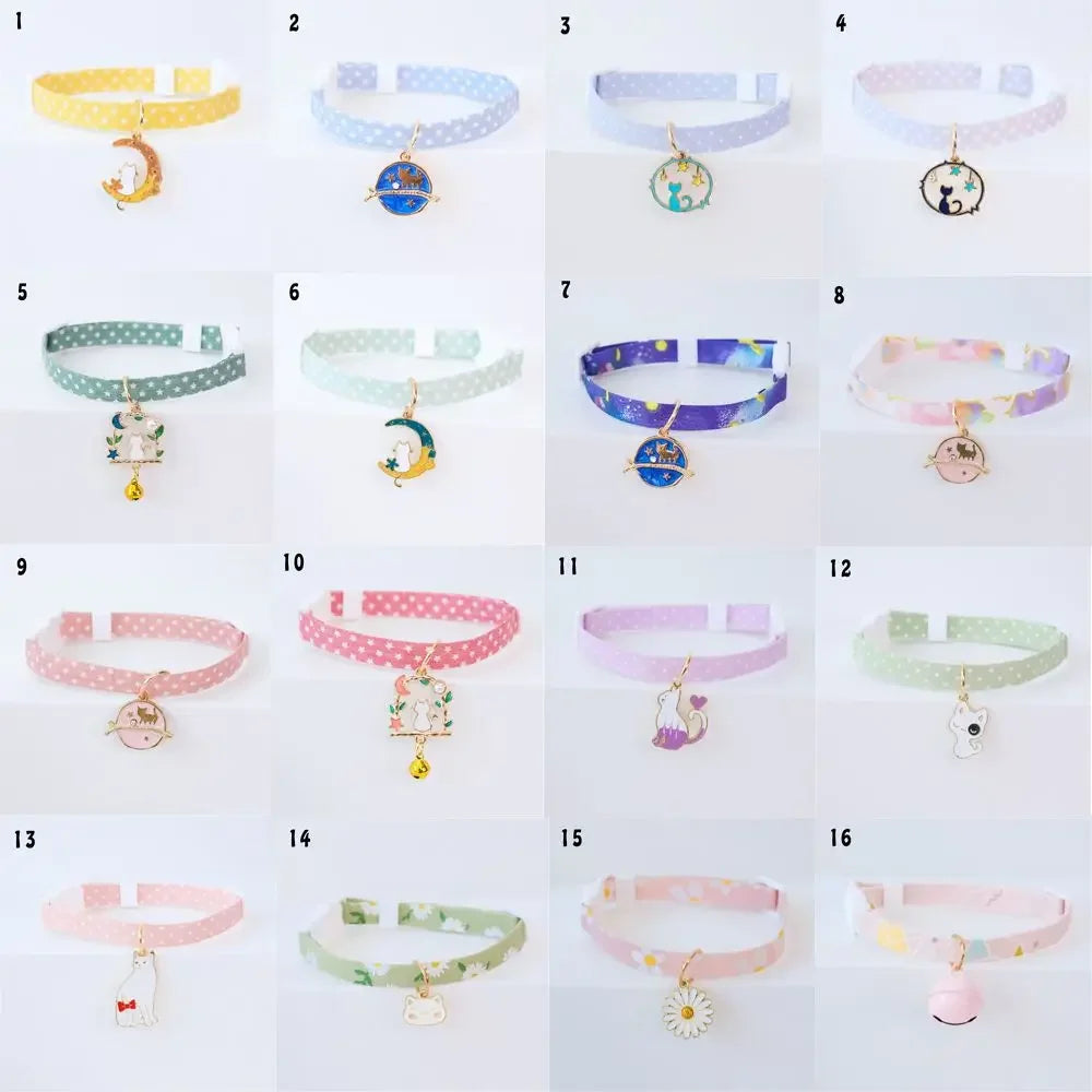 Adjustable Kitten & Puppy Collar – Breakaway Safety Cat Necklace