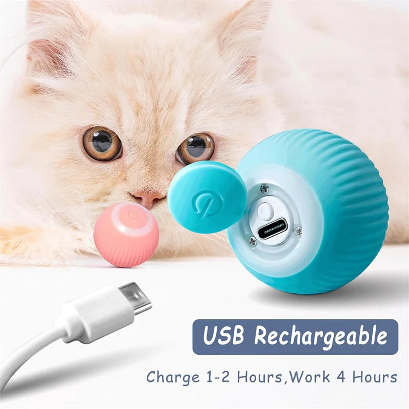 Smart Electronic Dog & Cat Toy Ball – Automatic Moving & Bouncing