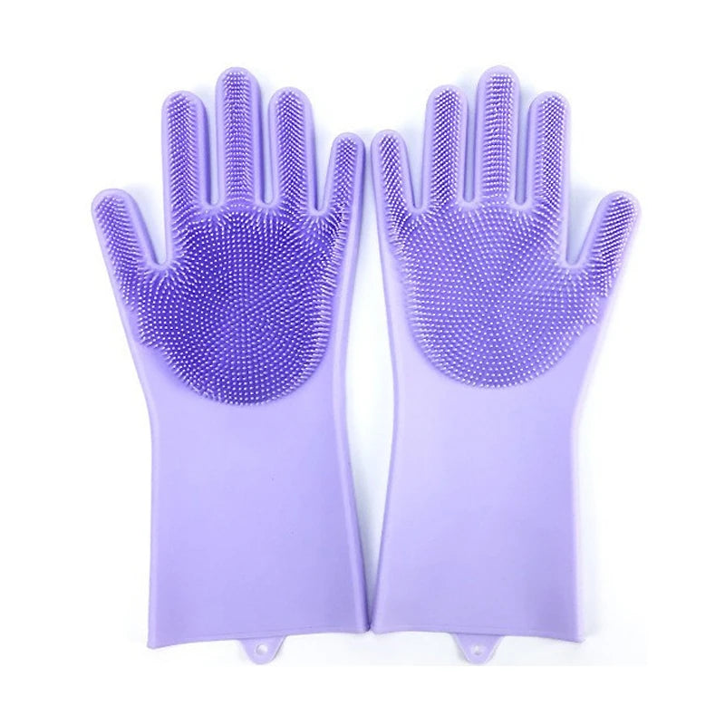 Pet Grooming Glove – Silicone Bath & Hair Removal for Dogs & Cats