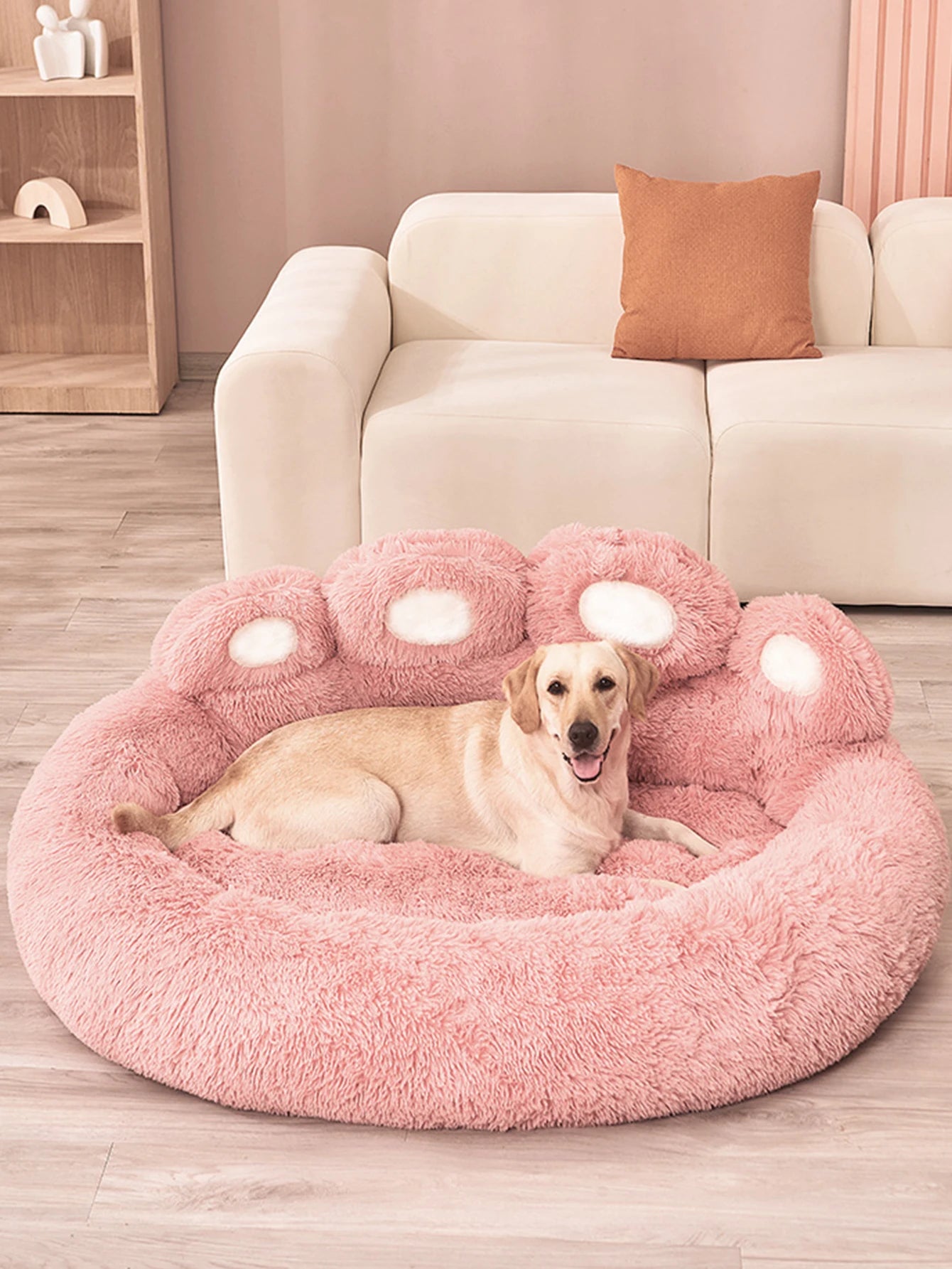 Fluffy Dog & Cat Bed – Large Pet Sofa & Kennel Mat