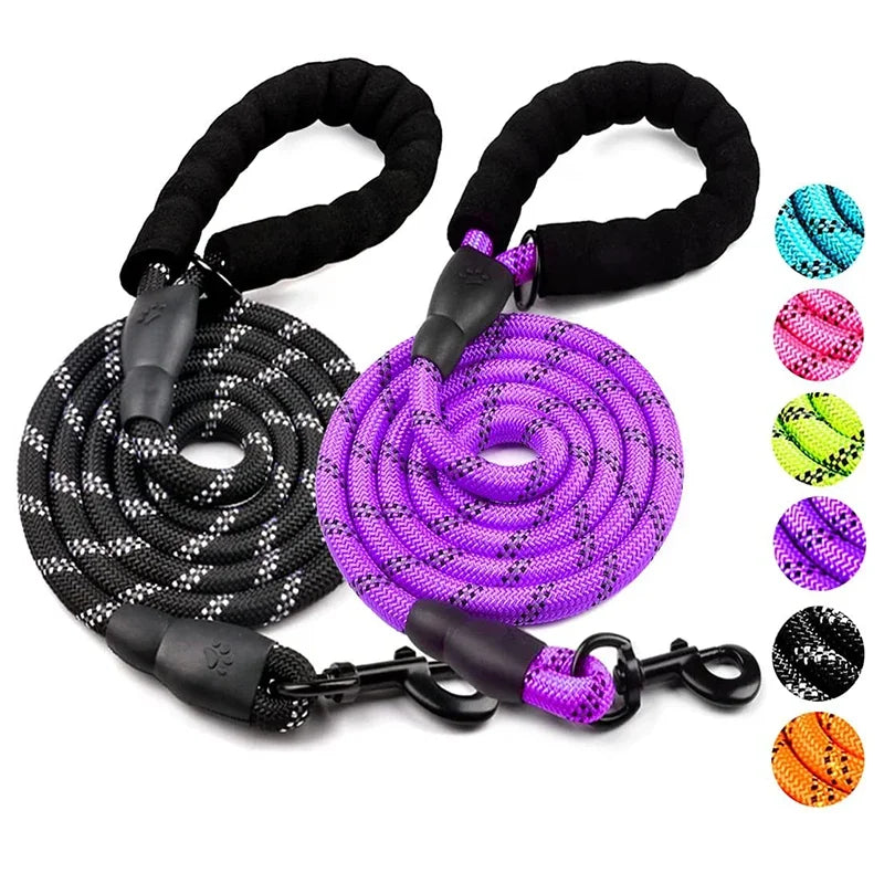 Strong Reflective Dog Leash – Heavy-Duty for All Sizes