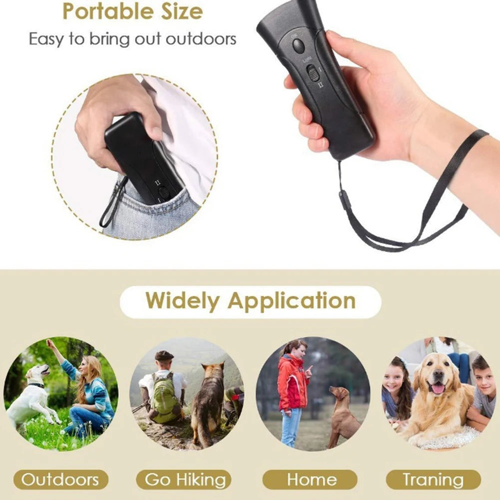 Ultrasonic Dog Bark Stopper – Anti-Bark Training Device
