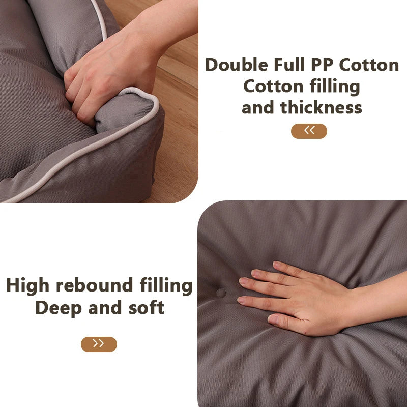 Waterproof Dog Bed – 600D Oxford with Thick PP Cotton Filling