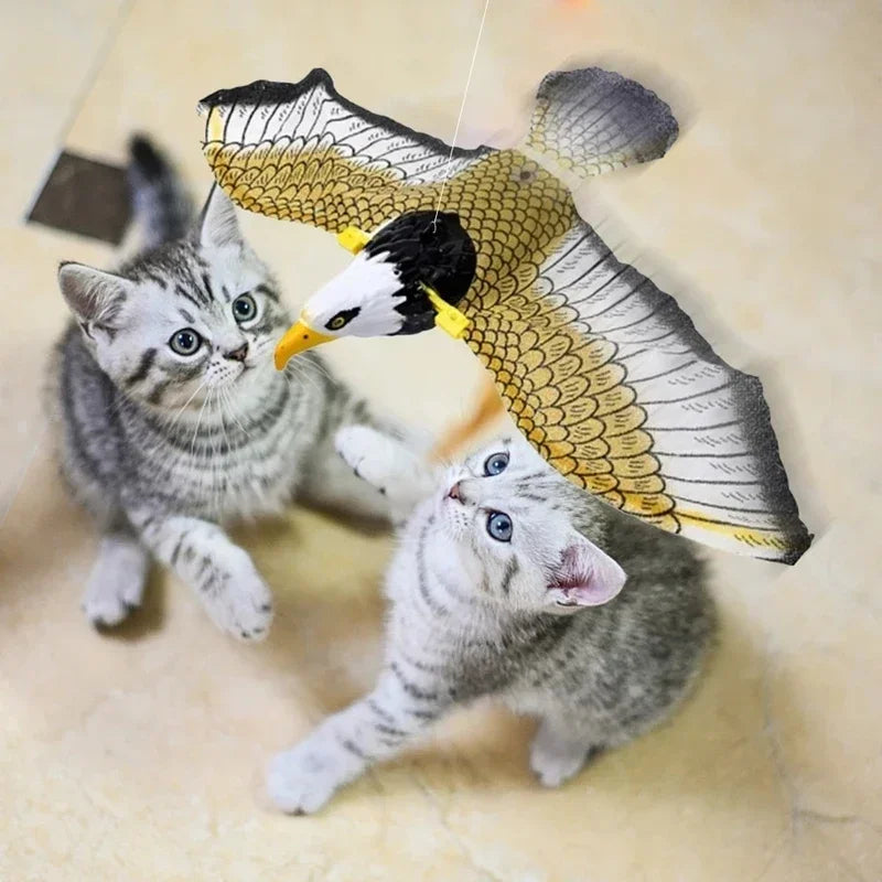 Simulation Flying Bird Cat Toy – Interactive Hanging Teaser