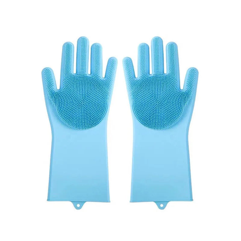 Pet Grooming Glove – Silicone Bath & Hair Removal for Dogs & Cats