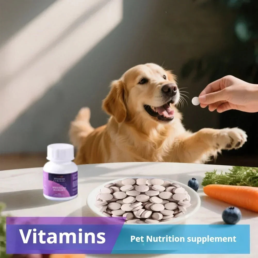 Universal Pet Multivitamins – Calcium Support for Cats & Dogs