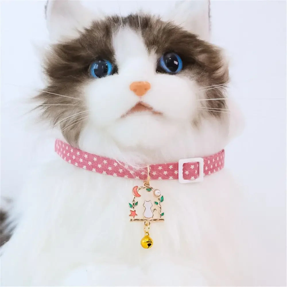 Adjustable Kitten & Puppy Collar – Breakaway Safety Cat Necklace