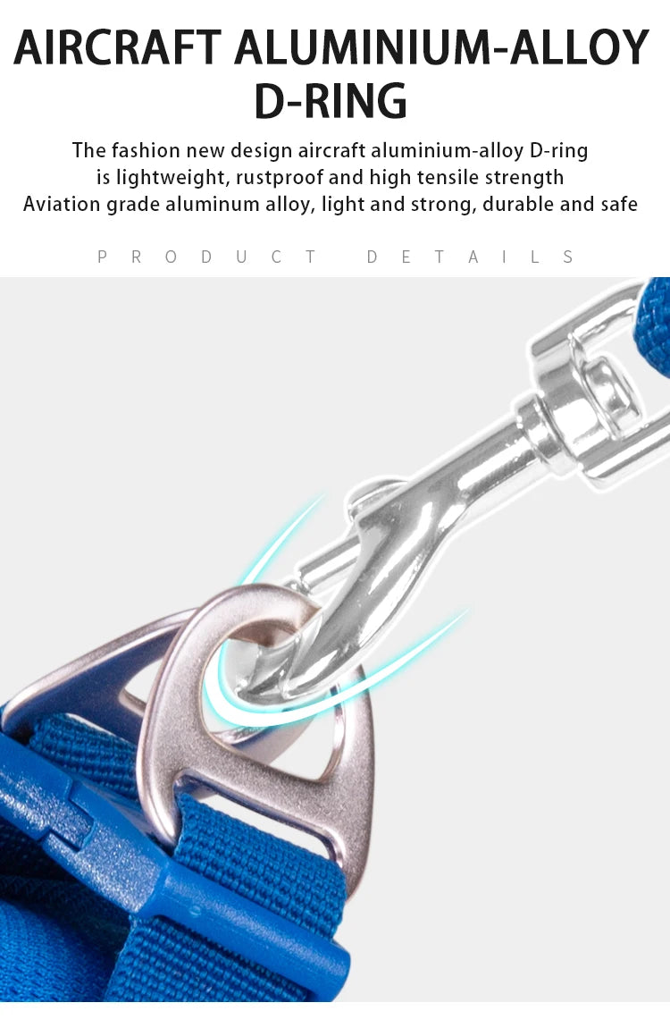 Reflective Dog Harness & Leash Set