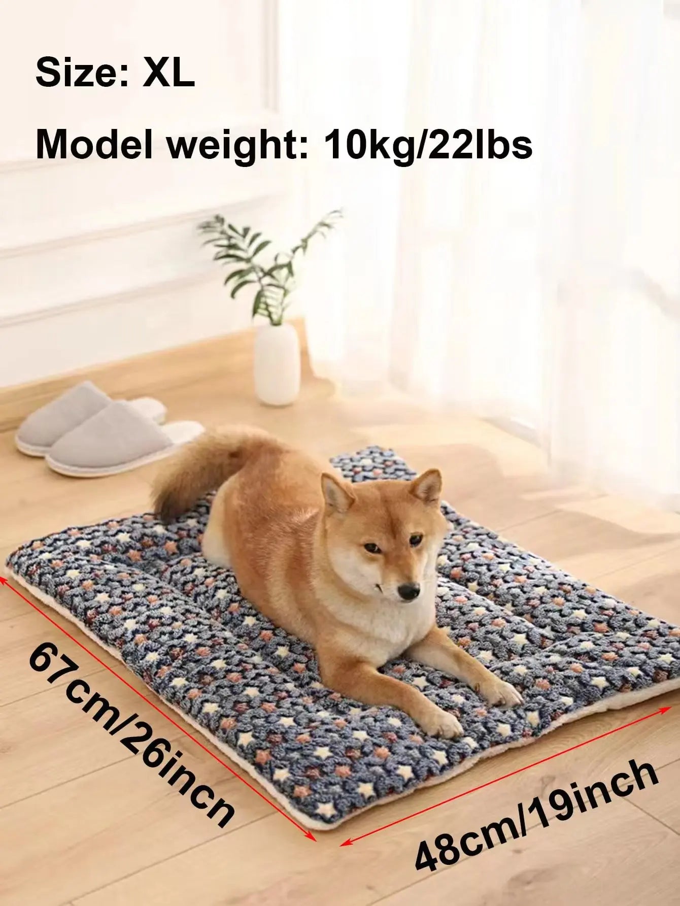 Flannel Pet Mat – Thick Sleeping Bed for Dogs & Cats