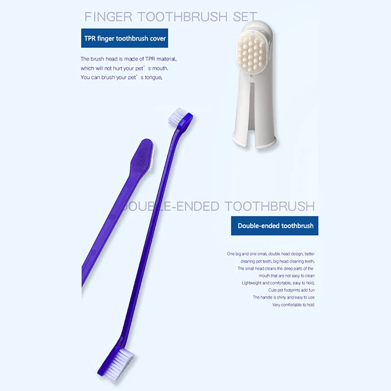 Dog Dental Care Kit – 4-Piece Tartar Control Set