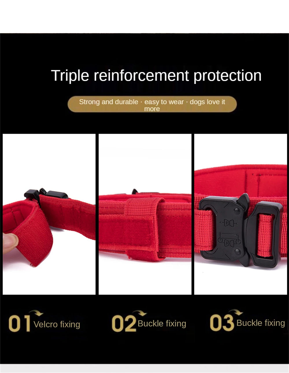 Tactical Dog Collar & Leash Set