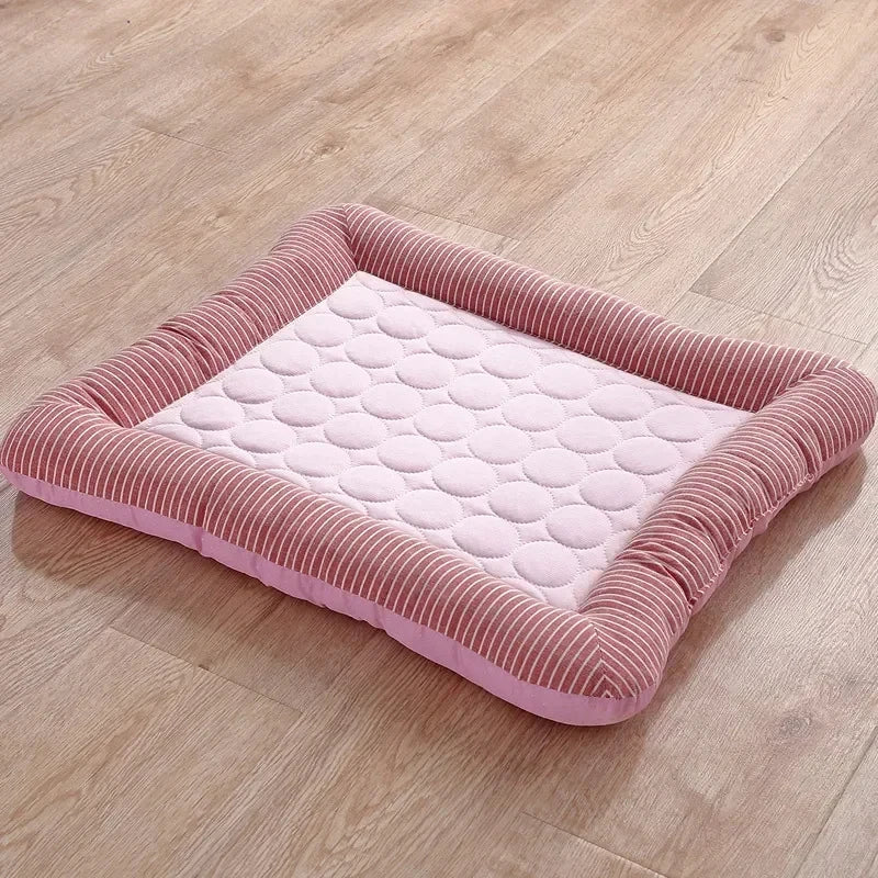Cooling Pet Pad – Ice Silk Mat for Dogs & Cats