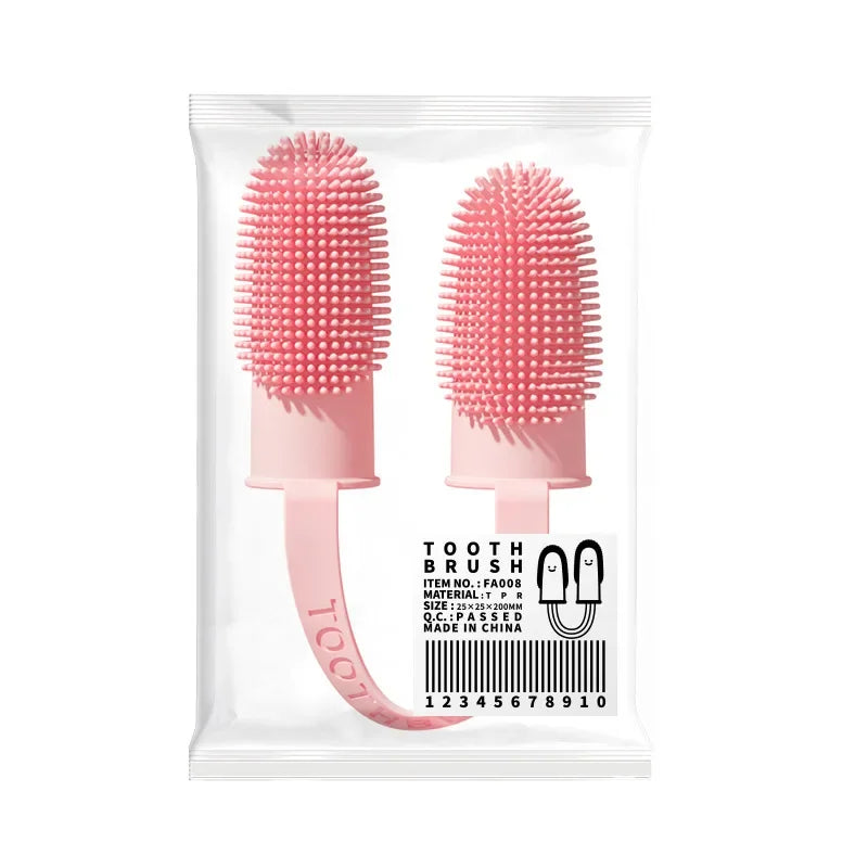 Pet Finger Toothbrush – Soft Silicone Teeth Cleaner for Dogs & Cats