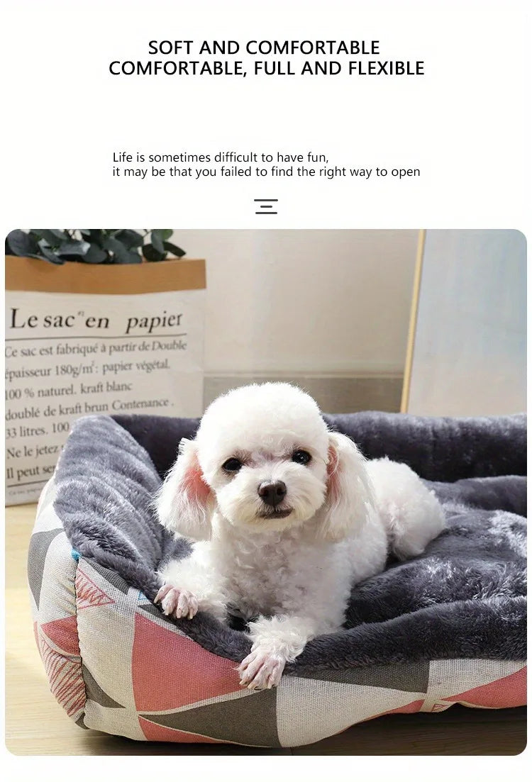 Pet Dog & Cat Bed – Sofa Mat for Small, Medium & Large Pets