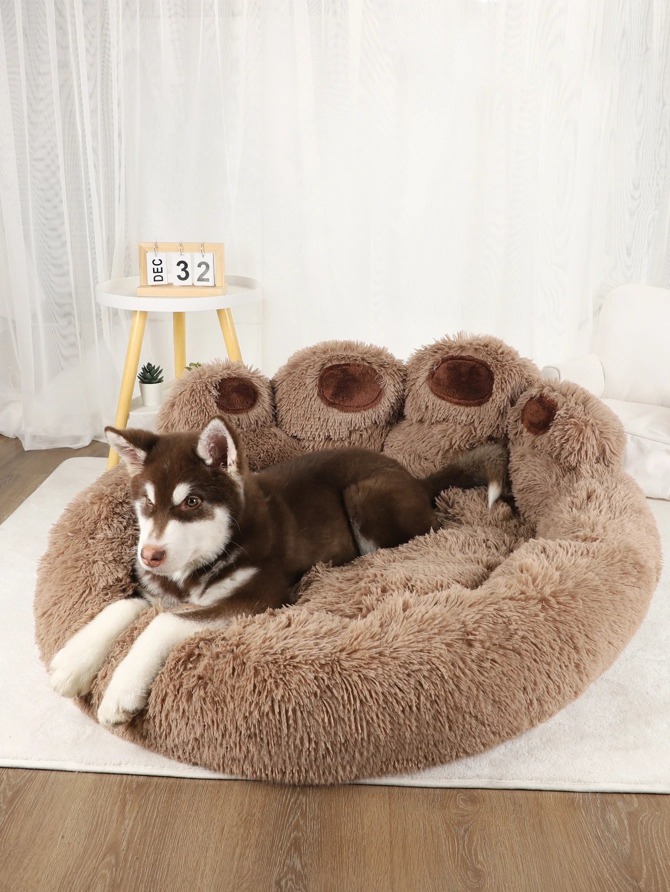 Fluffy Dog & Cat Bed – Large Pet Sofa & Kennel Mat