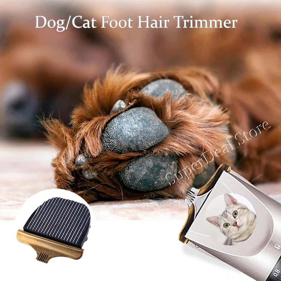 Professional All-Metal Pet Hair Clipper – Rechargeable & Low Noise