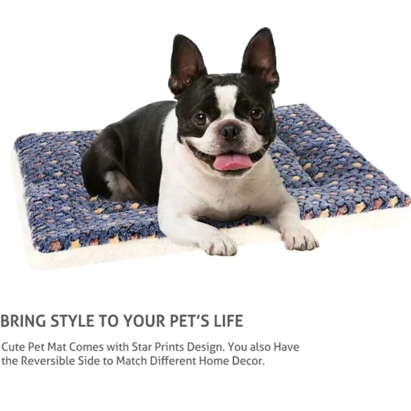 Flannel Pet Mat – Thick Sleeping Bed for Dogs & Cats