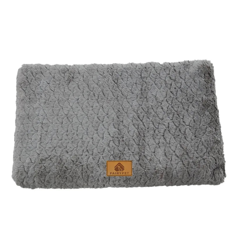 3D Orthopedic Dog Bed – Foam Pet Bed with Washable Faux Fur Cover