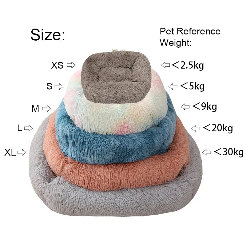 Rectangle Plush Pet Bed – Warm Winter Mat for Cats & Dogs
