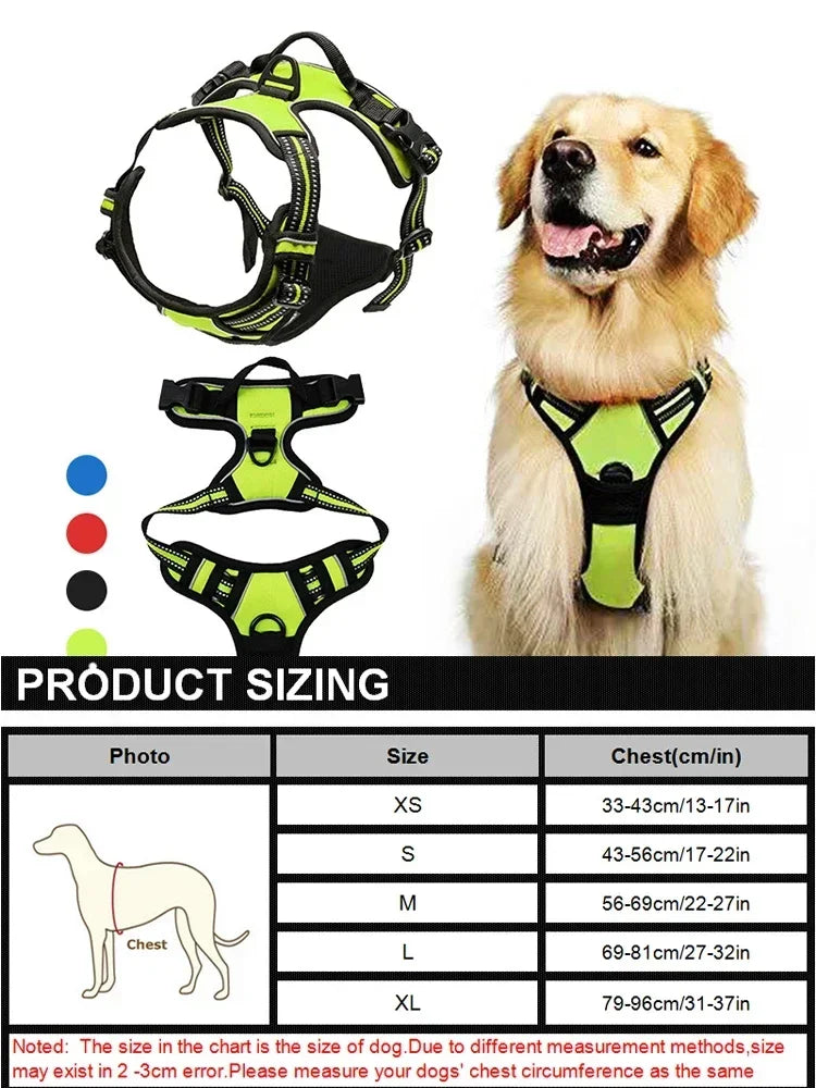 Reflective Adjustable Dog & Cat Harness