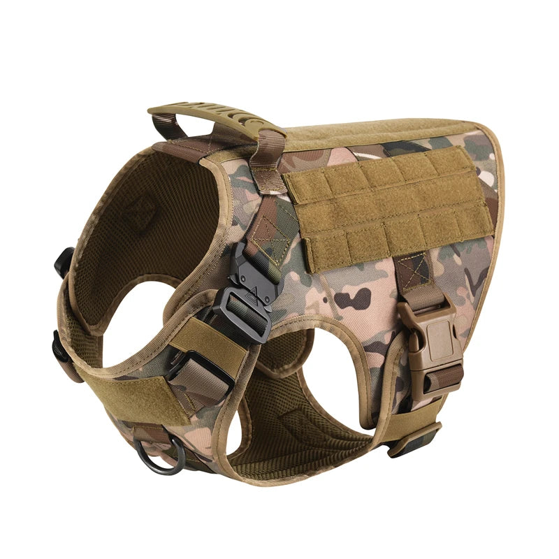 Tactical Military Dog Vest & Leash Set