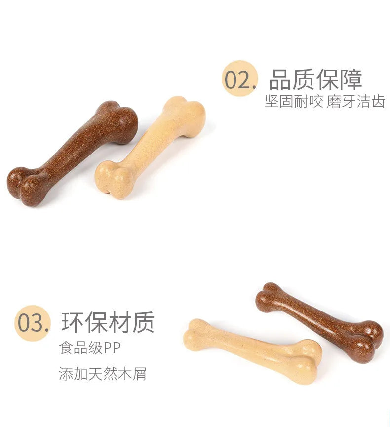 Indestructible Dog Chew Bone – Natural Non-Toxic Dental Toy