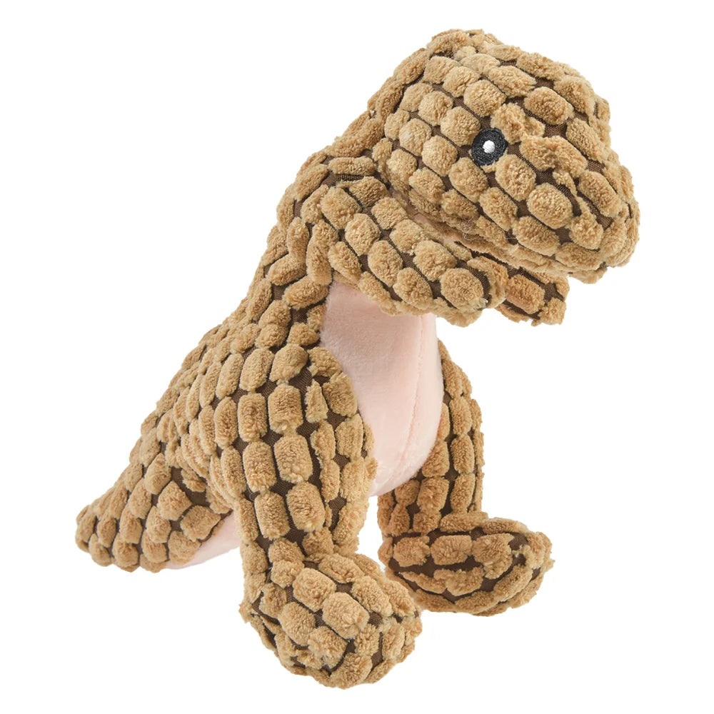 Plush Dinosaur Pet Toy – Interactive Chew Toy for Cats & Dogs