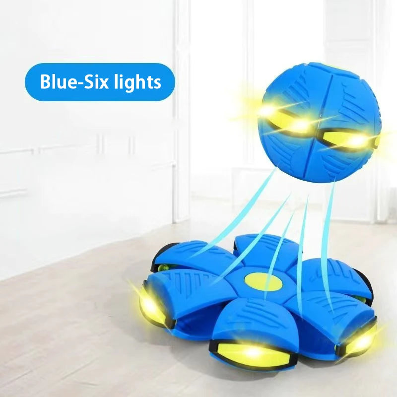 Flying Saucer Bouncing Ball – Durable Elastic Dog & Kids Toy