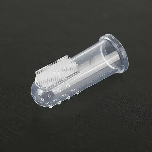 Pet Finger Toothbrush – Soft Silicone Teeth Cleaner for Dogs & Cats