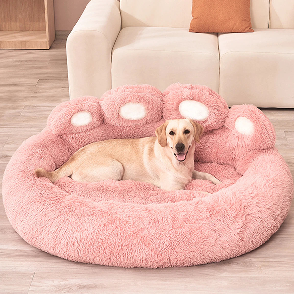 Fluffy Dog & Cat Bed – Large Pet Sofa & Kennel Mat