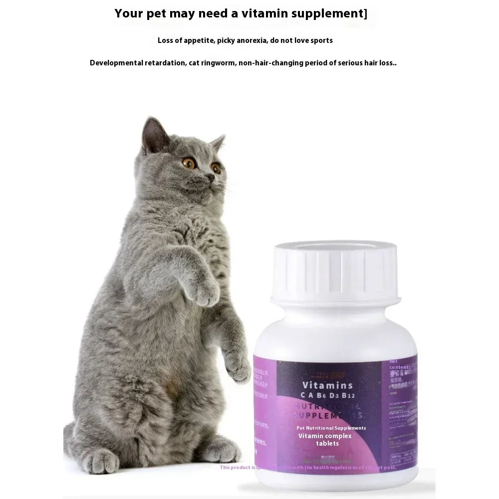 Universal Pet Multivitamins – Calcium Support for Cats & Dogs