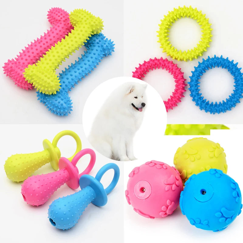 Indestructible Dog Chew Toy – Teeth Cleaning & Training for Small Dogs