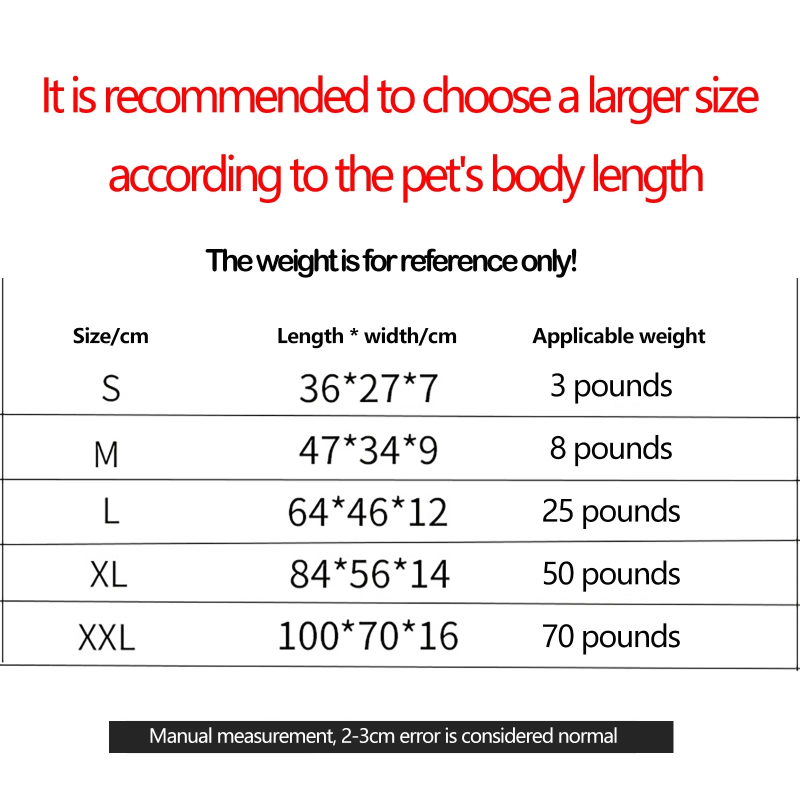 Waterproof Dog Bed – 600D Oxford with Thick PP Cotton Filling