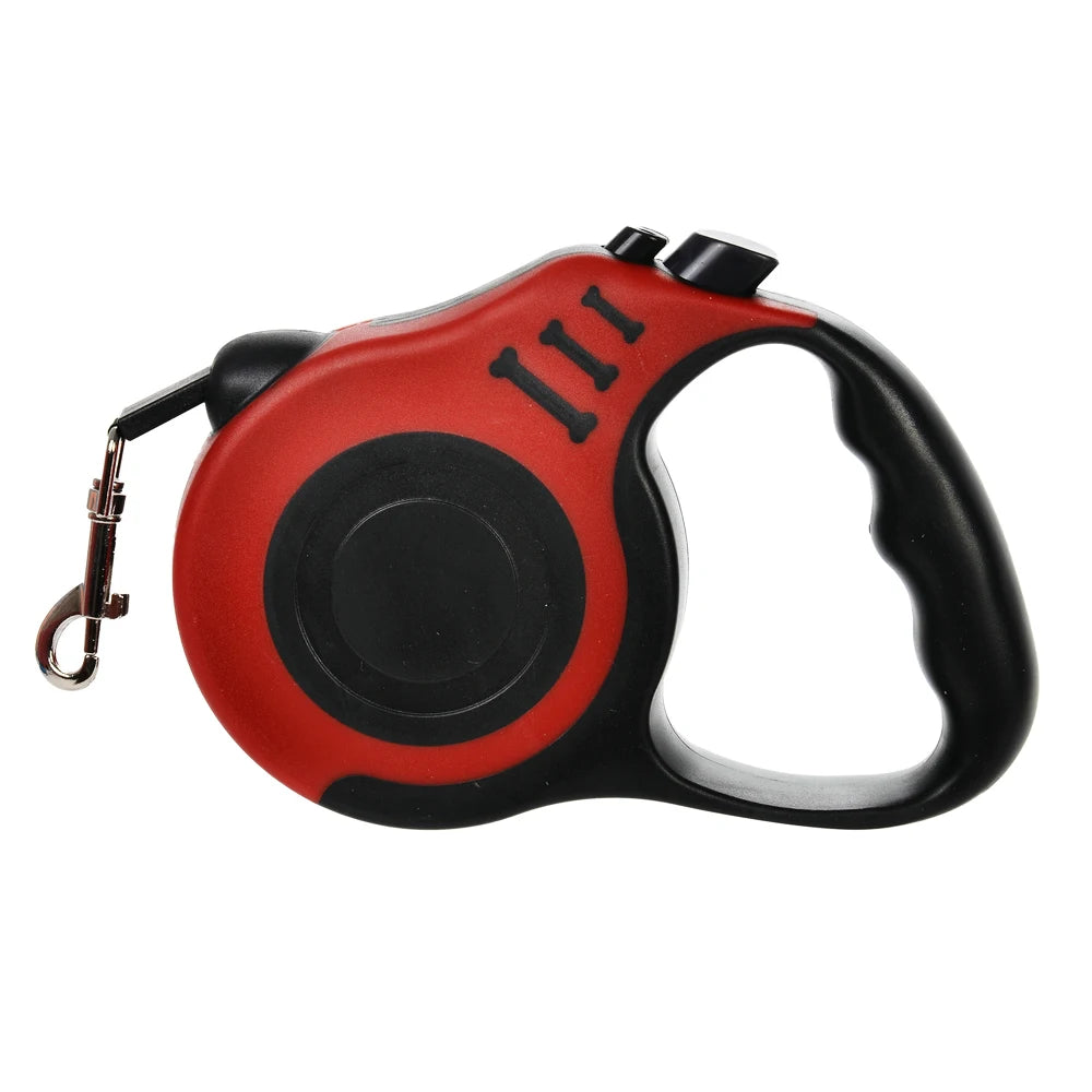 Retractable Dog Leash – 3m/5m Nylon Lead for Small & Medium Pets